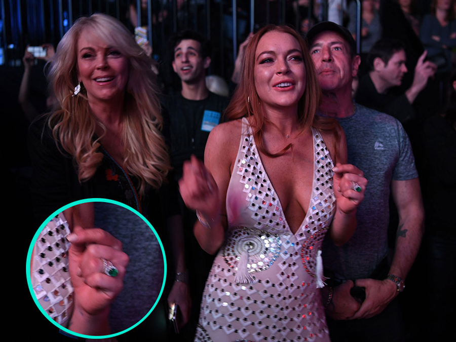 LINDSAY LOHAN ENGAGED?