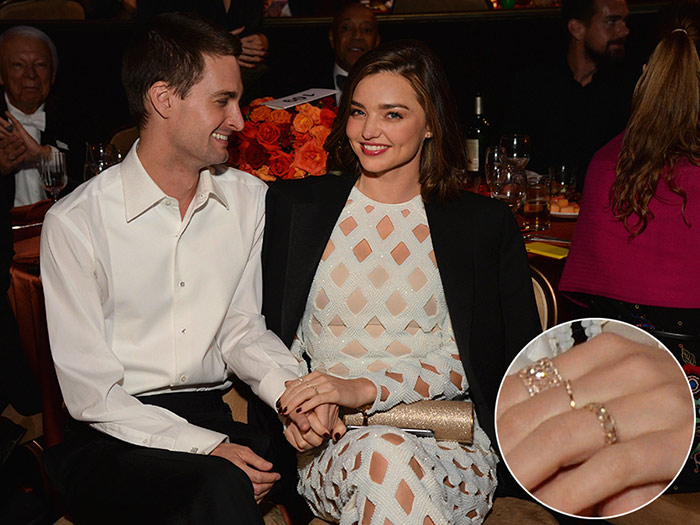 Miranda Kerr and Evan Spiegel Engaged!