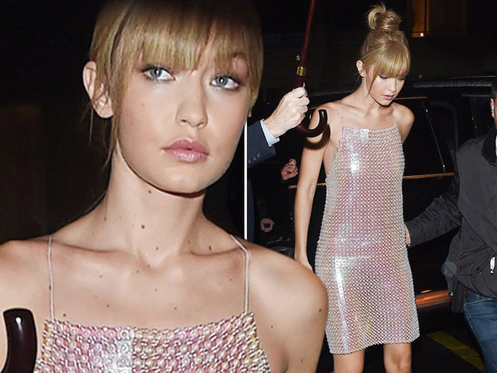 Gigi Hadid’s new bangs are to die for