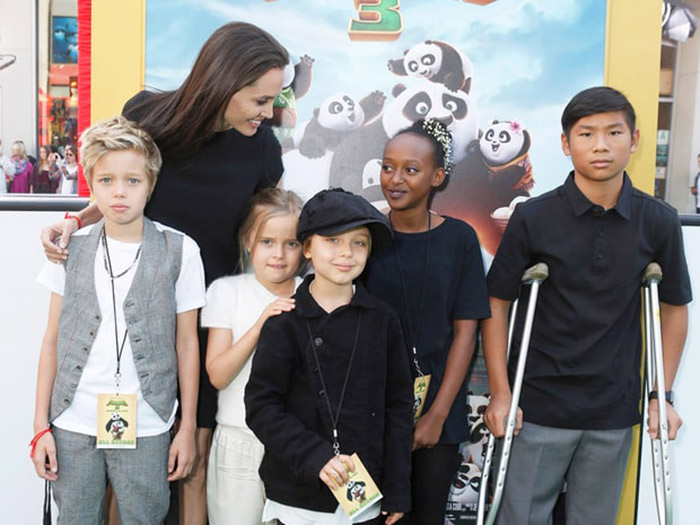 Brad Pitt and Angelina Jolie: their children in therapy?