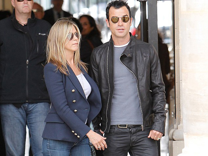 Jennifer Aniston Sick of Leather Jackets?