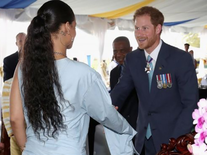Prince Harry meets Rihanna