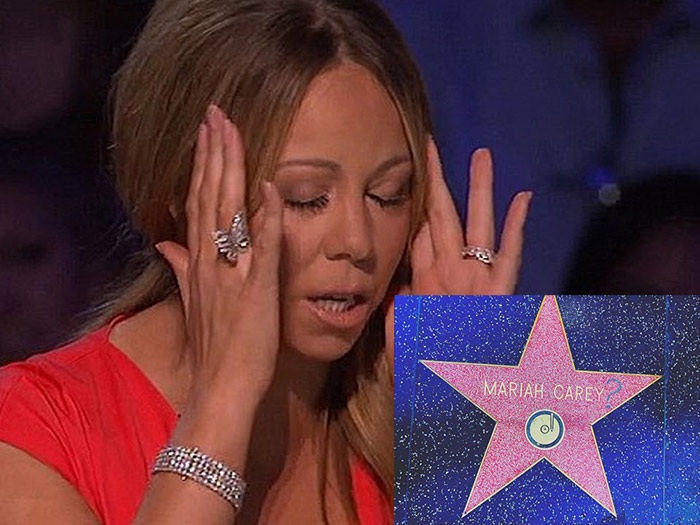 Mariah Carey’s Hollywood Star Vandalized