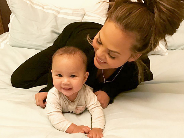 Chrissy Teigen is a Super Mom