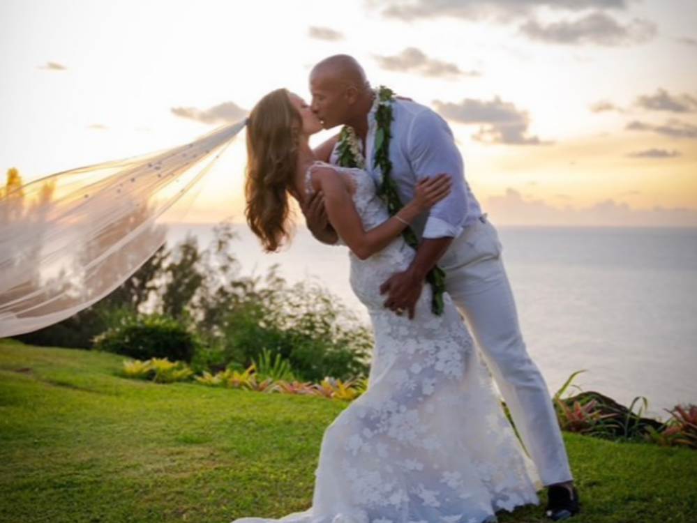 The Rock is finally married